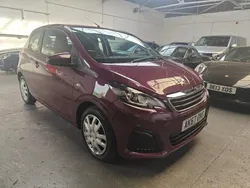 Purple Used 2017 Peugeot 108 Active Hatchback | £5,990 (Fair price)