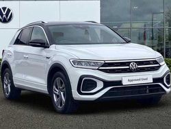 Pure white Used 2025 VW T-Roc R-line SUV | £27,815 (Fair price)