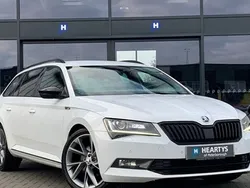 White Used 2018 Skoda Superb SportLine Estate | £13,690 (A bit pricey)