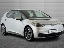 Scale silver with black roof Used 2021 VW ID.3 Pro Performance Hatchback | £15,490 (A bit pricey)