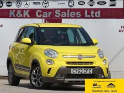 Yellow Used 2014 Fiat 500L Trekking MPV | £5,795 (Fair price)