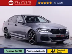 Blue Used 2021 BMW 545e M Sport Sedan | £32,432