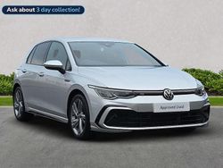 Silver Used 2021 VW Golf VIII R-line Hatchback | £20,196 (Fair price)