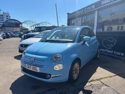 Blue Used 2017 Fiat 500 Lounge Hatchback | £5,750 (Fair price)