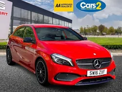 Red Used 2016 Mercedes A200 AMG Line Premium Hatchback | £10,894 (Fair price)