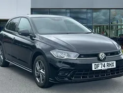 Black Used 2025 VW Polo R-line Hatchback | £21,546 (Fair price)