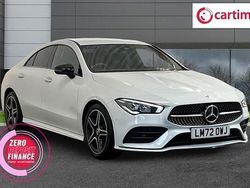 White Used 2022 Mercedes CLA200 AMG line Coupe | £27,710 (Expensive)