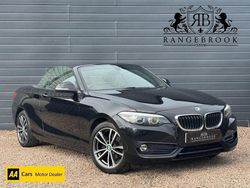 Black Used 2017 BMW 218 Sport Line Cabriolet | £11,499 (Fair price)