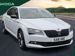 White Used 2018 Skoda Superb SportLine Hatchback | £13,995 (Fair price)