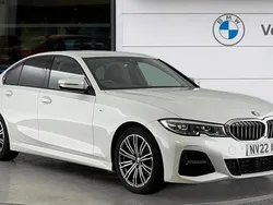 Mineral white metallic Used 2022 BMW 320 M Sport Sedan | £27,164 (Fair price)