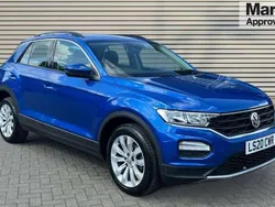 Blue Used 2020 VW T-Roc SE SUV | £20,542 (Fair price)
