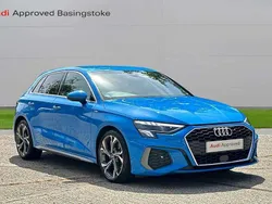 Blue Used 2021 Audi A3 S-Line Hatchback | £22,440 (A bit pricey)