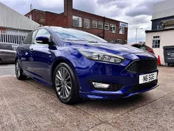 Blue Used 2017 Ford Focus ST-Line Hatchback | £8,984 (Fair price)