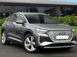 Grey Used 2024 Audi Q4 e-tron S-Line SUV | £34,595 (Good price)