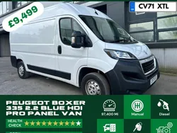 White Used 2021 Peugeot Boxer Van | £9,499 (Fair price)