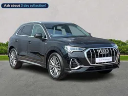 Black Used 2020 Audi Q3 S-Line SUV | £22,921 (Fair price)