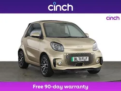 Gold Used 2021 Smart ForTwo Electric Drive Exclusive Cabriolet | £10,999