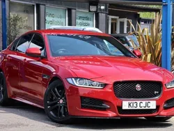 Red Used 2015 Jaguar XE R-Sport Sedan | £8,491 (Fair price)