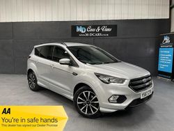 Silver Used 2017 Ford Kuga ST-Line SUV | £10,490 (Fair price)