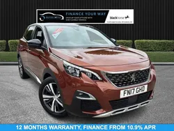 Bronze Used 2017 Peugeot 3008 GT-line Hatchback | £10,795 (Fair price)
