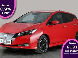 Red Used 2022 Nissan Leaf Tekna Hatchback | £10,548 (Fair price)