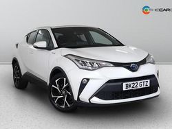 White Used 2022 Toyota C-HR Design SUV | £18,475 (Fair price)