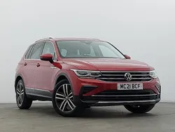 Red Used 2021 VW Tiguan Elegance SUV | £18,998 (Good price)