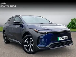 Dark blue Used 2024 Toyota bZ4X SUV | £23,036 (A bit pricey)