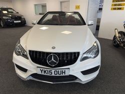 White Used 2015 Mercedes E220 AMG line Cabriolet | £10,490 (Fair price)