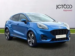 Blue Used 2022 Ford Puma Gen-E ST-Line X SUV | £16,600 (Fair price)