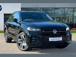 Grenadilla black metallic Used 2025 VW Touareg Black Edition SUV | £52,442 (Fair price)