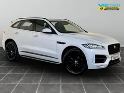 White Used 2019 Jaguar F-Pace R-Sport SUV | £21,795 (Good price)