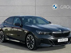 Black sapphire metallic paint Used 2025 BMW 520 M Sport Sedan | £46,895