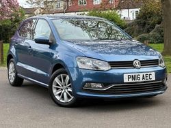 Blue Used 2016 VW Polo SE Hatchback | £9,200 (Fair price)