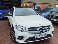 White Used 2017 Mercedes GLC220 AMG line SUV | £15,495
