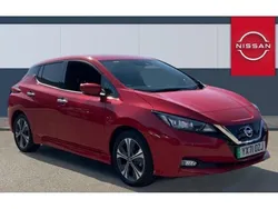 Red Used 2021 Nissan Leaf Tekna Hatchback | £9,427 (Good price)