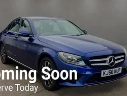 Blue Used 2019 Mercedes C200 SE Sedan | £11,995 (Super price)