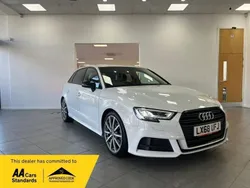 White Used 2018 Audi A3 Sportback Black Edition Hatchback | £16,000 (Fair price)