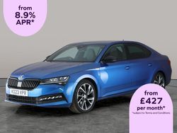 Blue Used 2023 Skoda Superb SportlinePlus Hatchback | £23,950 (Good price)