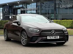 Red Used 2021 Mercedes E300 AMG Line Premium Coupe | £29,499 (Super price)