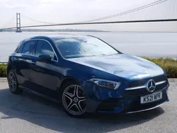 Denim blue metallic Used 2021 Mercedes A180 AMG Line Premium Plus Hatchback | £21,880 (A bit pricey)