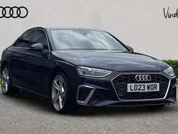 Blue Used 2023 Audi A4 S-Line Sedan | £24,716 (Fair price)