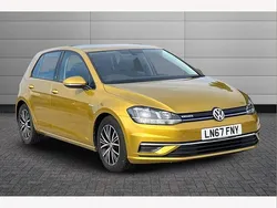 Yellow Used 2017 VW Golf VII SE Hatchback | £11,350 (Fair price)
