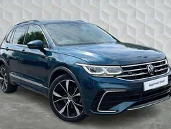 Blue Used 2022 VW Tiguan R-line SUV | £25,072 (Fair price)