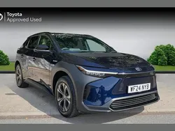 Dark blue Used 2024 Toyota bZ4X SUV | £24,399 (Fair price)