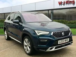 Metallic lava blue Used 2022 Seat Ateca Xperience SUV | £19,395 (Fair price)