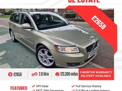 Green Used 2009 Volvo V50 SE Estate | £2,650 (A bit pricey)