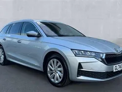 Brilliant silver metallic Used 2024 Skoda Octavia SE L Estate | £28,290
