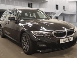 Black Used 2021 BMW 330 M Sport Estate | £22,482 (Fair price)