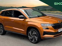Phoenix orange metallic Used 2023 Skoda Karoq SportLine SUV | £25,148 (Fair price)